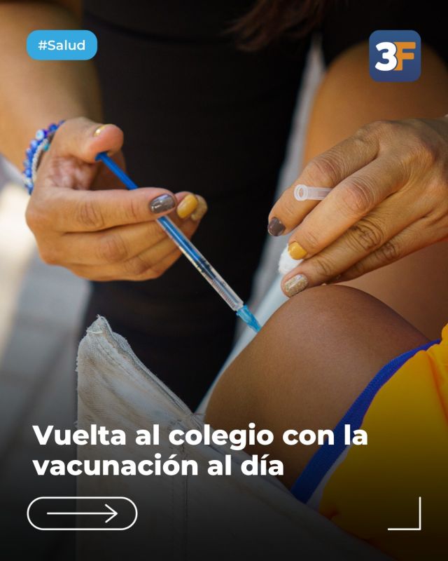 Más protección, menos preocupaciones 💉 🎒

Comenzaron las clases y queremos que tengas tu calendario de vacunación al día para prevenir enfermedades durante el ciclo lectivo. Por eso, podés acercarte al Centro de Salud o a la Plaza Saludable más cercana a tu barrio y asegurarte que los chicos estén protegidos. ¡Es rápido, fácil y fundamental para su salud!

📌 No te olvides de llevar DNI y carnet de vacunación. Si llueve, la actividad al aire libre se suspende.

👉 Conocé más detalles en nuestra página web: www.tresdefebrero.gov.ar/yopongoelbrazo/