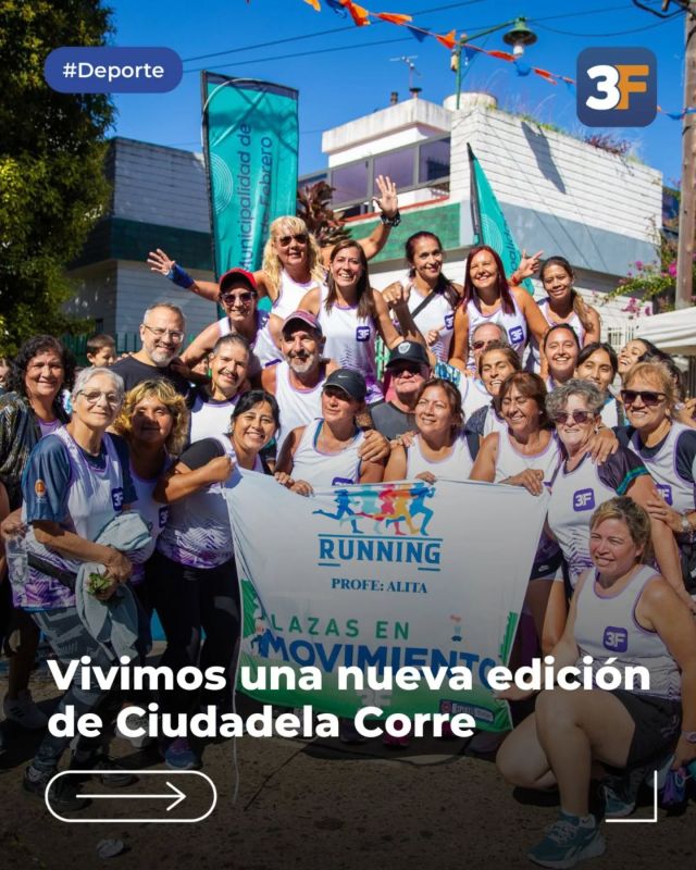 Cruzamos la meta juntos 🏁🏃

¡Esta mañana vivimos una jornada increíble en la quinta edición de #CiudadelaCorre! Grandes y pequeños disfrutaron de las clásicas carreras y compartieron actividades, charlas de concientización y mucho deporte. Una experiencia única, en el marco del Día de la Mujer, que incentiva la actividad física y promueve el encuentro entre vecinos.

¡Gracias a todos por sumarse! Nos vemos en la próxima 🏅