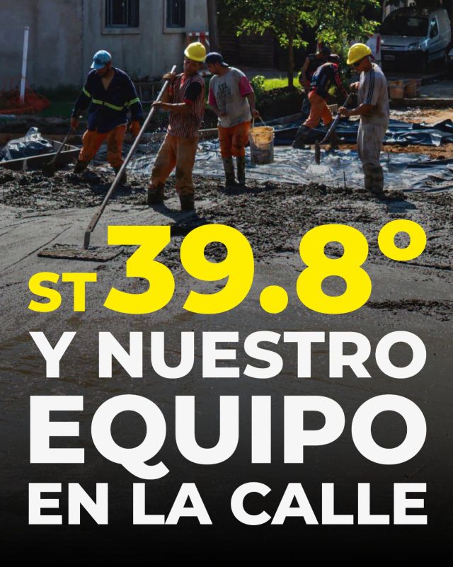 #AHORA: ¡El calor no nos para! 🌡️👷‍♂️

Sin importar la temperatura, en #TresDeFebrero no nos detenemos y nuestros equipos siguen trabajando con mucha dedicación para mejorar cada vez más las calles de todos los barrios.

En esta ocasión, realizamos arreglos sobre las calles Florida y General Pico en #ElLibertador y comenzamos el desmonte sobre las calles Marinero Rojas y Libertad en #CiudadJardin.

¡Valoramos el esfuerzo de nuestro equipo y seguimos construyendo un #3F mejor!